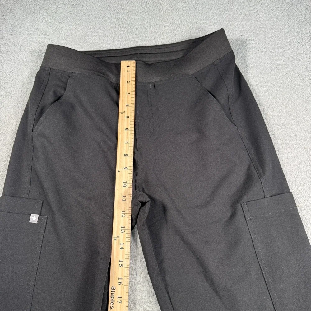 Figs Scrub Pant Mens 28x31 Black Cargo Straight Stretch Medical Uniform Nursing‎